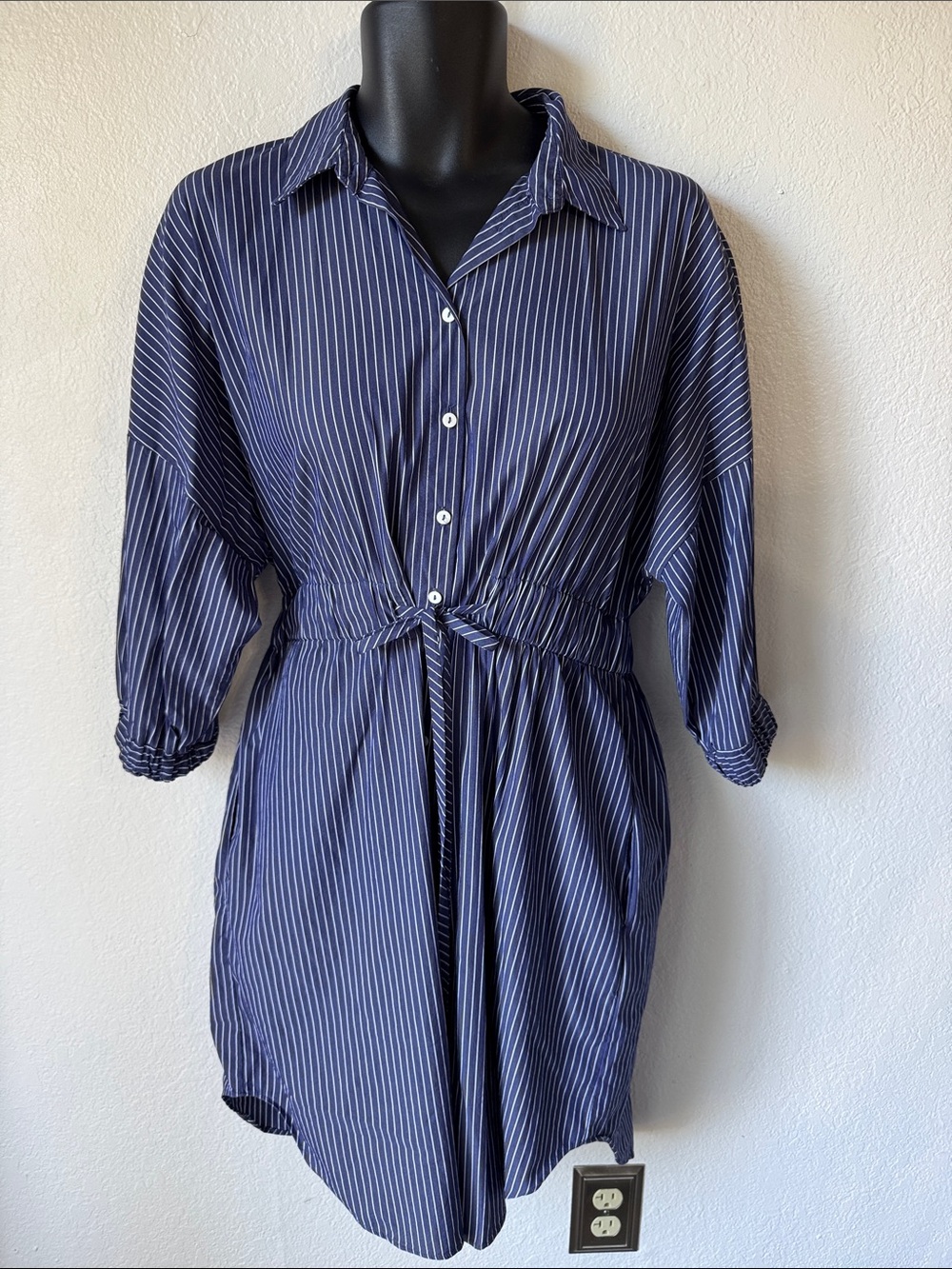 Zara Pinstripe Dress